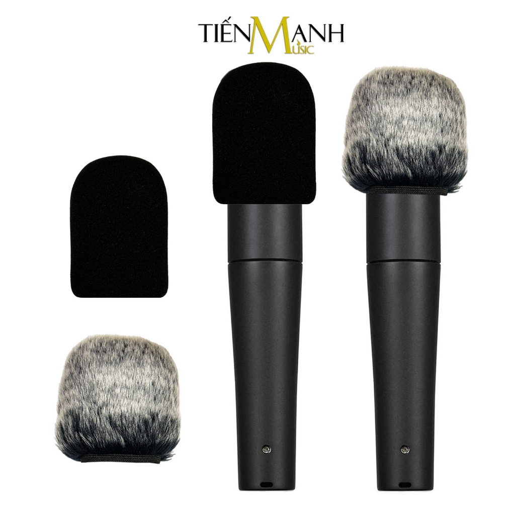 Bọc Đầu Micro Shure SM57 - Furry Lọc Âm Mic Cover Windscreen Microphone