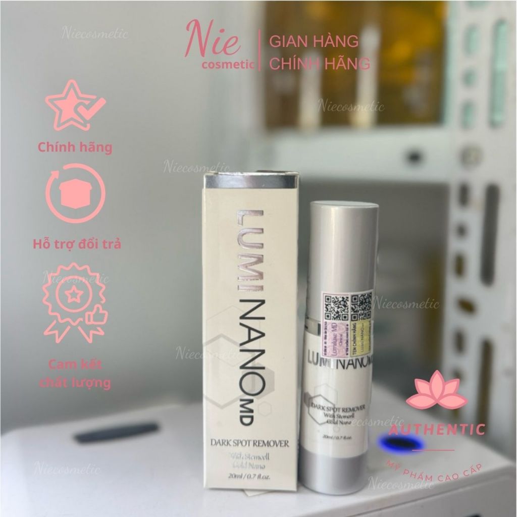 [Hàng công ty Kem Dưỡng LUMI NANO MD DARK SPOT REMOVER-LUMINANO Sáng Da, Mờ Đốm Nâu Thâm Nám 20ml
