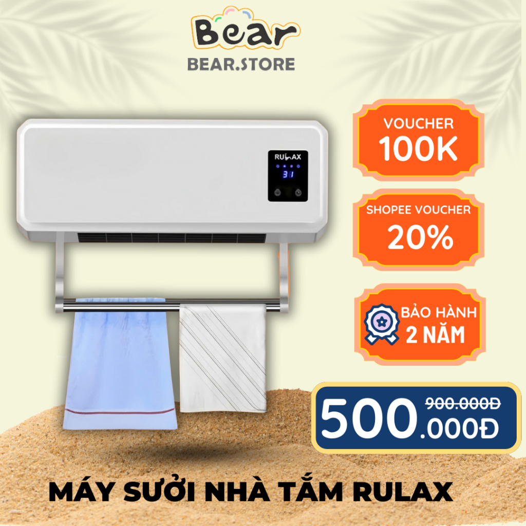 Máy Sưởi Nhà Tắm Công Nghệ Cao, Sưởi Gốm Ceramic Cao Cấp, Treo Tường Sưởi Phòng Tắm - Kèm Điều Khiển [BH 24TH]