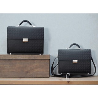 Túi xách nam mới, cặp da thật, khóa số, túi đựng laptop bằng da bò, cặp công sở dành cho nam giới, cặp tài liệu.