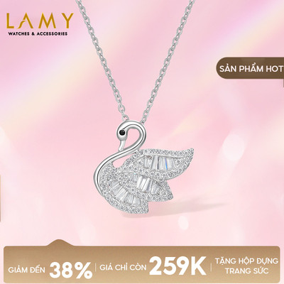 [SẢN PHẨM HOT] Dây chuyền nữ Lamy Crystal Elegance Swan 6448