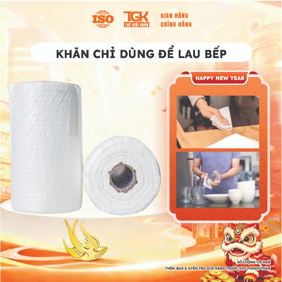[QUÀ TẶNG KHÔNG BÁN] Khăn KRCLEAN Chỉ Dùng Để Lau Bếp – Siêu Thấm Hút, Vải Không Dệt Hàn Quốc Cao Cấ