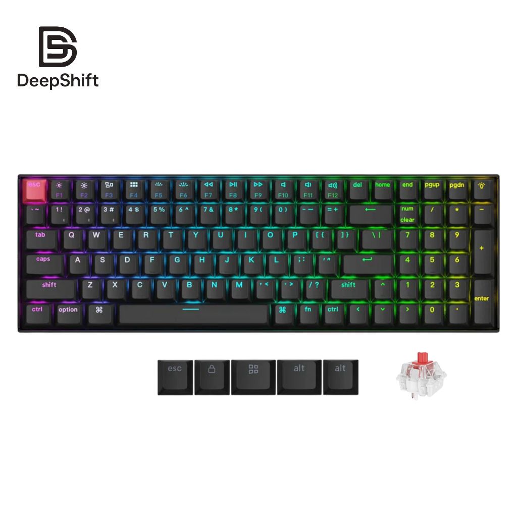 Bàn Phím Cơ Keychron K4 QMK Wireless Version 3 – Layout 96%, QMK/VIA, Kết Nối Đa Dạng