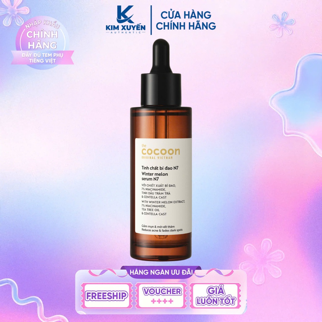 Tinh chất bí đao N7 Cocoon Winter Melon Serum N7 70ML