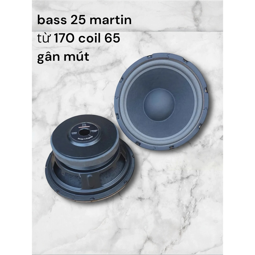 Loa Bass 25 Coil 65 từ 170 MARITN hàng nhập khẩu - loa karaoke - 1 củ