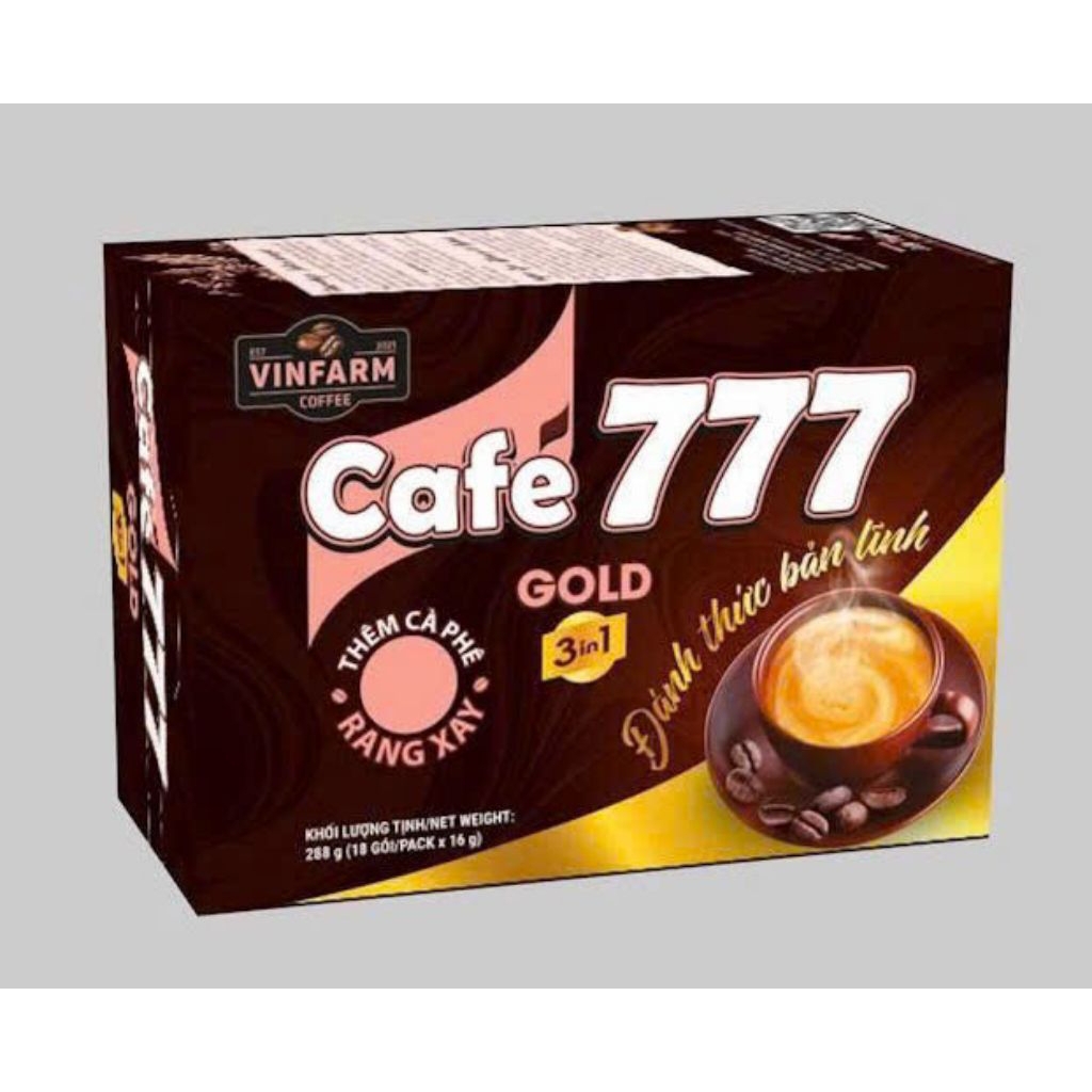 Cà phê Hòa Tan 3in1 - Cà phê 777 -  Hàng chất lượng.