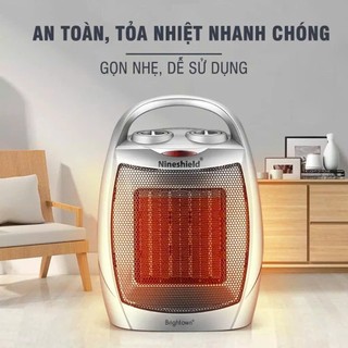 Quạt sưởi hai chiều Tiross TS9441(2000w), Máy sưởi gốm di động BRIGHTOWN PTC - 905 1500W bảo hành chính hãng 12 tháng