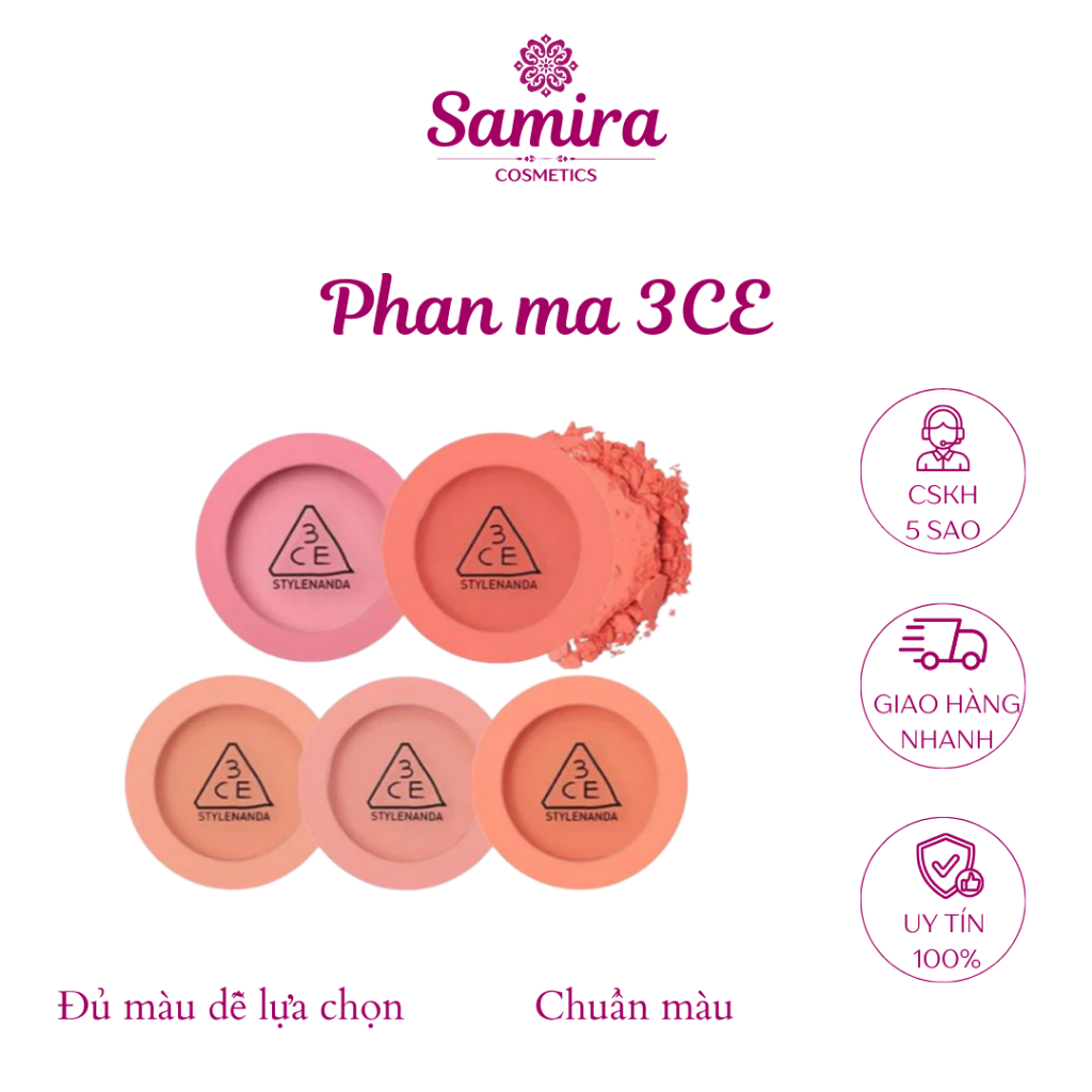Phấn Má Hồng 3CE MOOD RECIPE FACE BLUSH Phấn Má 3CE - Samira.Cosmetics