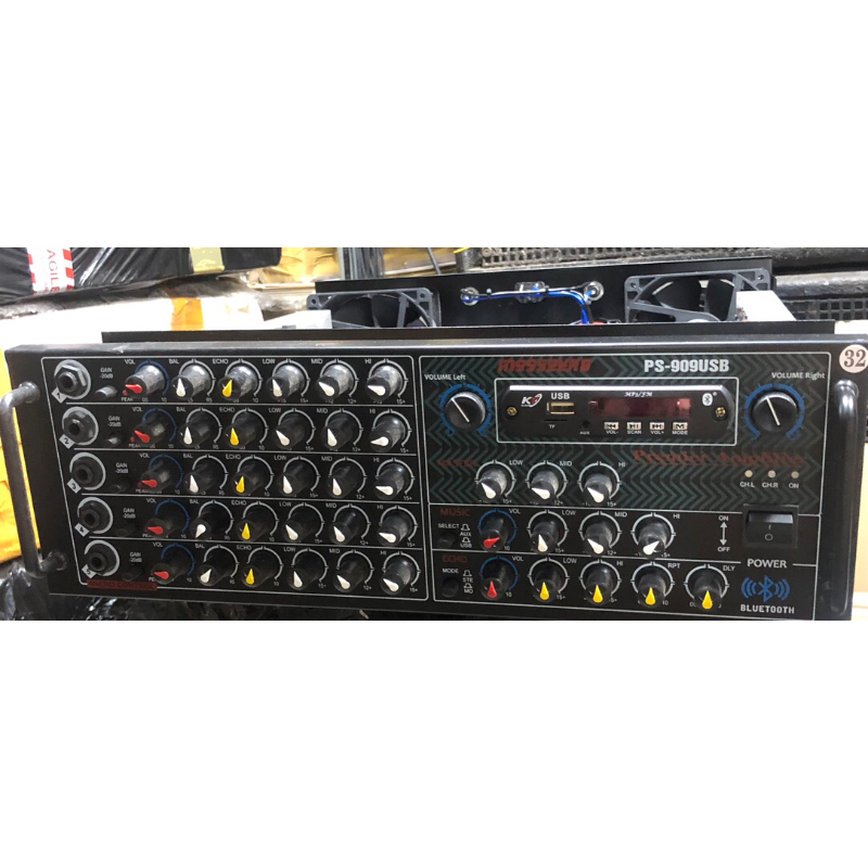 Amplifier karaoke PS-909USB bluetooth. 32 Sò