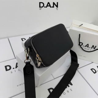 Túi đeo chéo nam DAN02 [ FULL BOX + TÚI TẶNG QUÀ ] Dáng hộp ngang,chất liệu da PU nhập khẩu cao cấp,lịch sự
