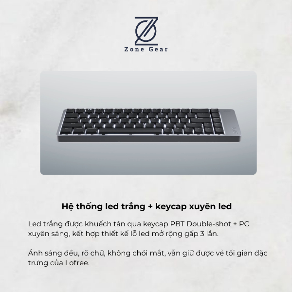 [Hà Nội] Bàn phím cơ Lofree Flow2 - Bàn phím không dây low profile Lofree Flow 2, Cảm ứng vuốt chỉnh âm lượng | BigBuy360 - bigbuy360.vn