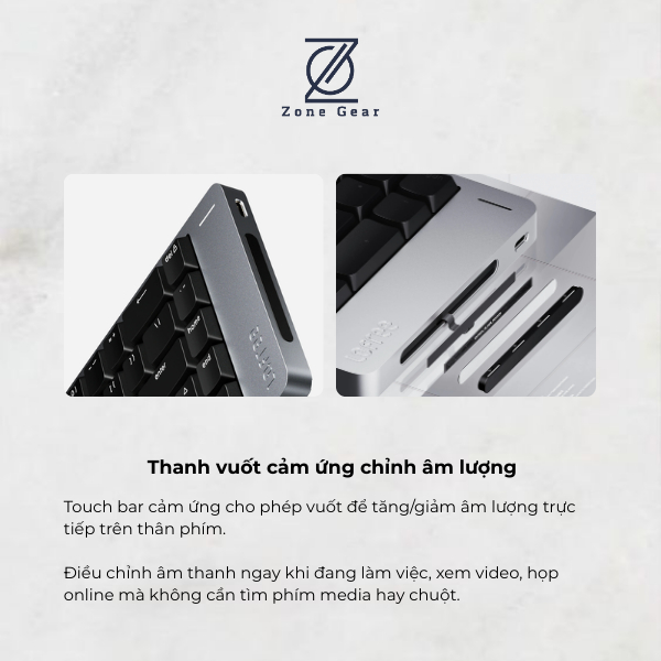 [Hà Nội] Bàn phím cơ Lofree Flow2 - Bàn phím không dây low profile Lofree Flow 2, Cảm ứng vuốt chỉnh âm lượng | BigBuy360 - bigbuy360.vn