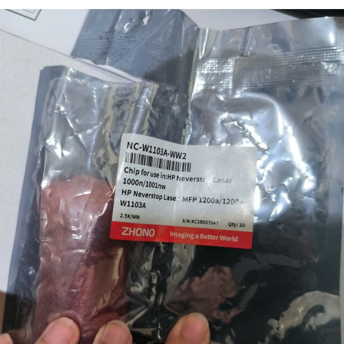 Chip mực HP 103A Dùng cho ống mực máy in HP 1200W/1000W/1200A/1000A