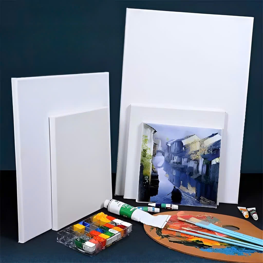 HCKT [THANH LONG] - Khung Toan Canvas, Khung Vải Canvas, Khung Bố Trắng (Đủ Size)