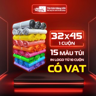 [1 Cuộn] Túi Niêm Phong 32x45 Đóng Hộp Giày Tiêu Chuẩn, Giao Hỏa Tốc, Giá Đã Bao Gồm VAT - Túi Gói Hàng VN