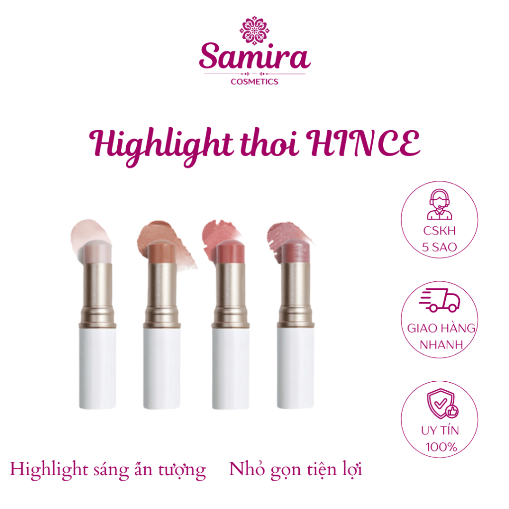 Nhũ Bắt Sáng Dạng Thỏi Hince True Dimension Radiance Balm 10g Highlight Hince - Samira.Cosmetics