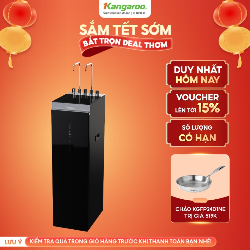 Máy lọc nước Kangaroo Sumire Hydrogen nóng lạnh KG12A6 - 12 cấp lọc