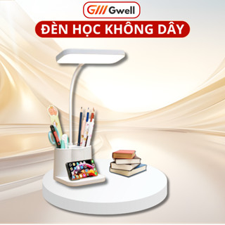 Đèn bàn học, đèn tích điện đọc sách bảo vệ mắt  cảm ứng 3 chế độ ánh sáng biến thiên có phân loại tích điện