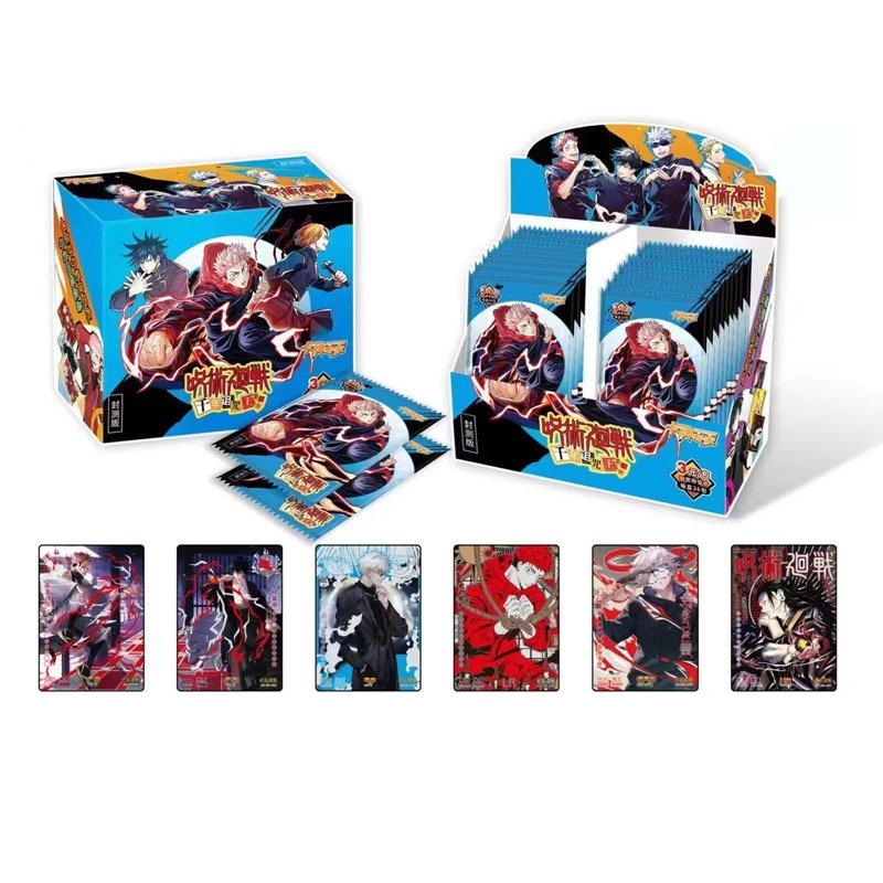 (LT.jujutsu - FULL BOX) Hộp Pack ảnh thẻ JUJUTSU KAISEN card gacha anime chibi quà tặng
