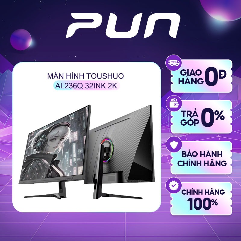 [HỎA TỐC HÀ NỘI]MÀN HÌNH TUOSHUO AL326Q – 32 INCH 2K FAST IPS | 165HZ | HDR400 | G-SYNC/FREESYNC