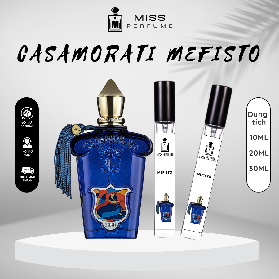 Nước Hoa Nam Casa.Mefisto Miss Parfume (Chiết 10ml / 20ml / 30ml) - Nam tính, Nhẹ nhàng, Nịnh mũi