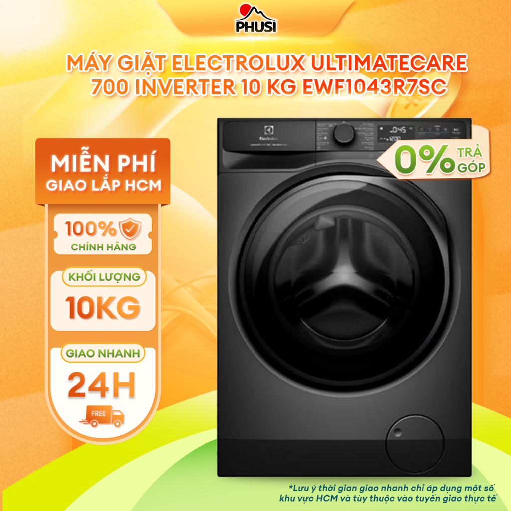 EWF1043R7SC Máy giặt Electrolux UltimateCare 700 Inverter 10 kg EWF1043R7SC [MIỄN PHÍ GIAO LẮP HCM]