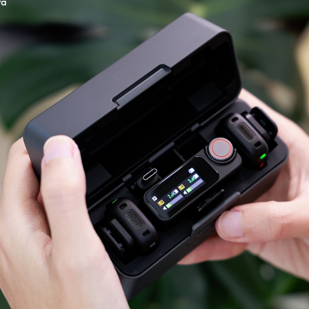 DJI Mic 3 thiết bị quay vlog (2TX+1RX+Charging Case), thu âm gọn nhẹ khử ồn thông minh, camera hành động chính hãng | BigBuy360 - bigbuy360.vn