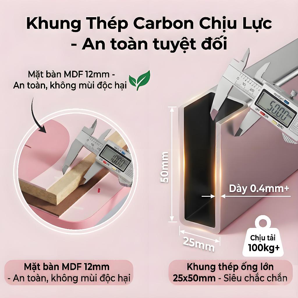 ALVIN Bàn học bàn làm việc có ngăn kéo có thể điều chỉnh màu hồng và xanh dương ghế đồng bộ | BigBuy360 - bigbuy360.vn