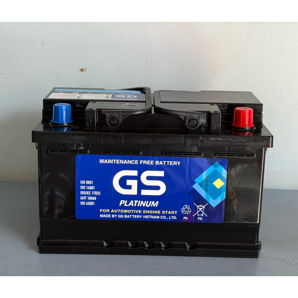 Bình ắc quy kín khí miễn bảo dưỡng 12v GS DIN70L-LBN (12V, 70AH)