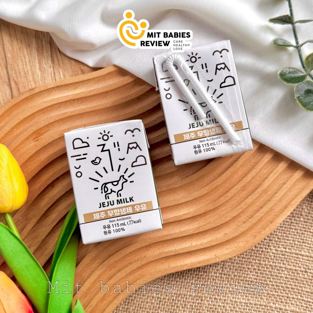 Sữa Tươi Không Kh.Sinh Jeju Milk Hàn Quốc 115ml [TÁCH LẺ]