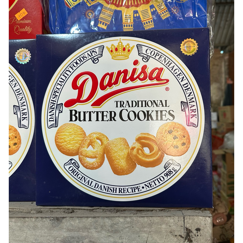 Bánh quy bơ danisa khối lượng tịnh 908g ( 1 hộp)