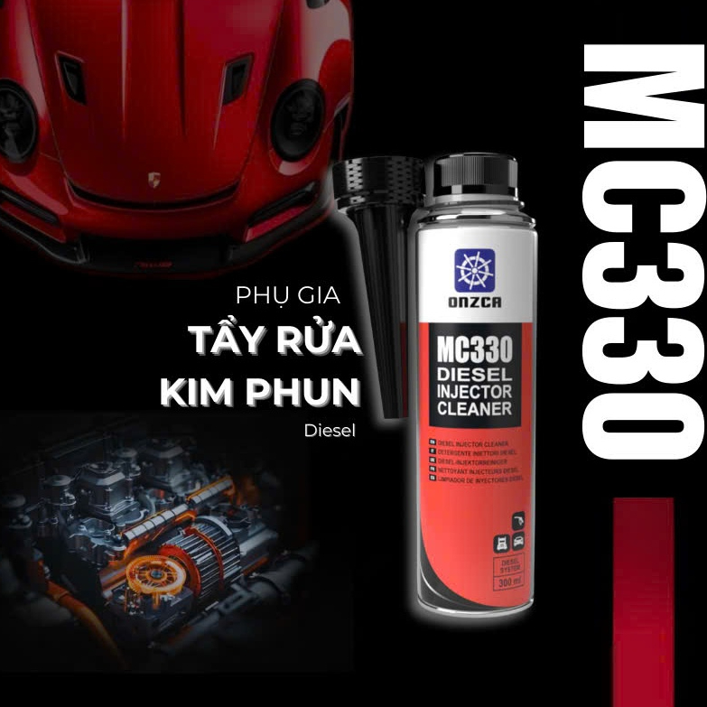 [Xe Dầu] Onzca MC330 - Dung Dịch Phụ Gia Vệ Sinh Kim Phun Hệ Thống Diesel - Dung Tích 300ml