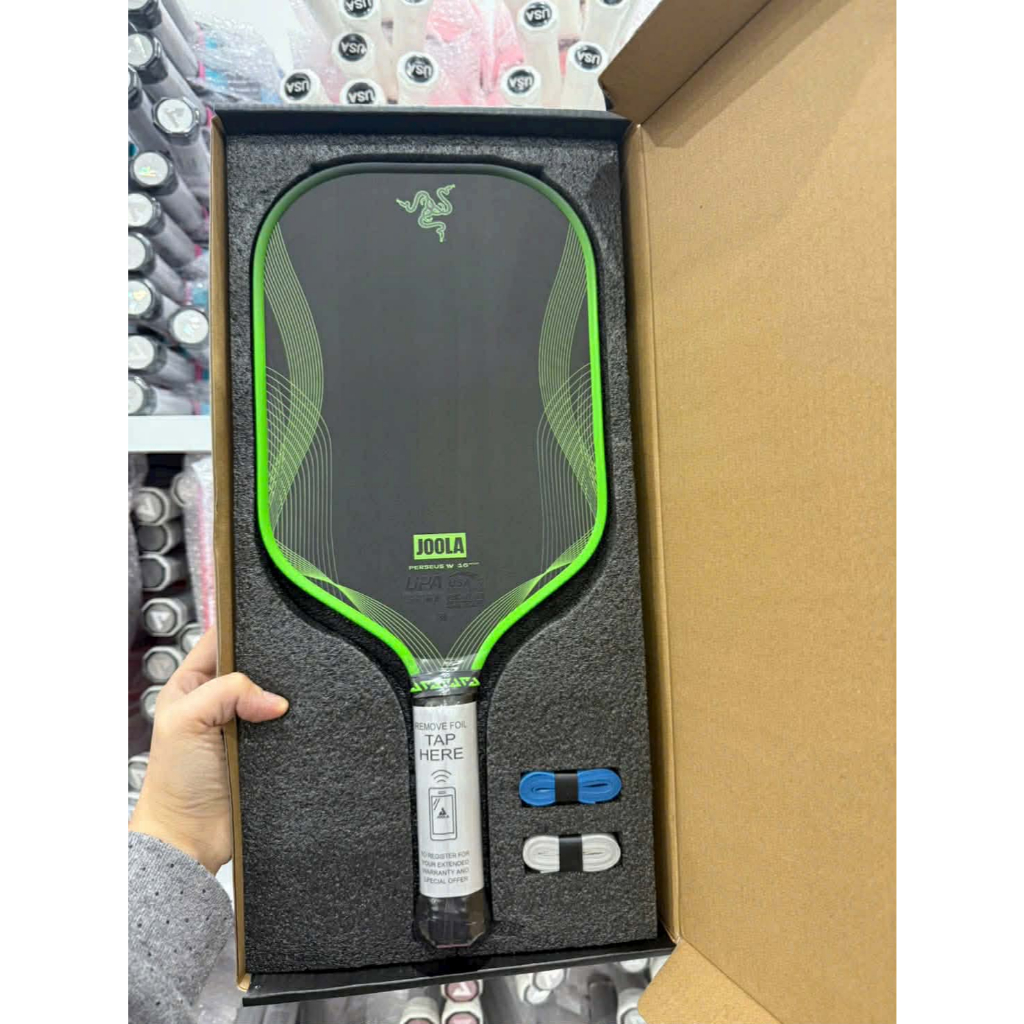 Vợt Pickleball Razer Gen 4 Pro 16mm, Lõi Gen 4,mặt Nhám (TẶNG  QUẤN CÁN )