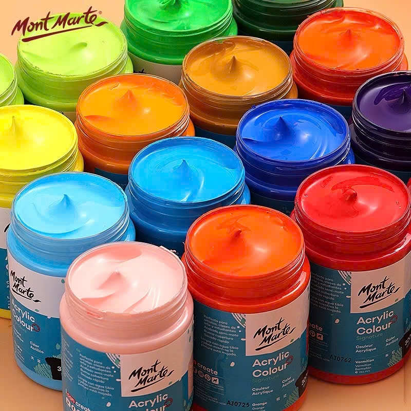 HCKT [THANH LONG] - Màu Acrylic MONT MARTE Hũ 300ml Full Màu / Mont Marte Acrylic