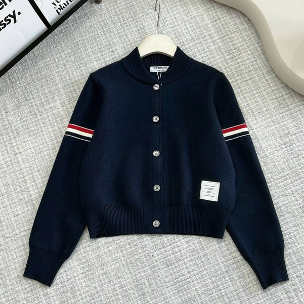 Áo Khoác Cadigan, Áo Nỉ Cardigan nữ  Cổ Tròn Tay Kẻ Dễ Thương Phong Cách  Hàn Quốc -Nhẹ Nhàng Chất vải nỉ hai da mềm mịn | BigBuy360 - bigbuy360.vn