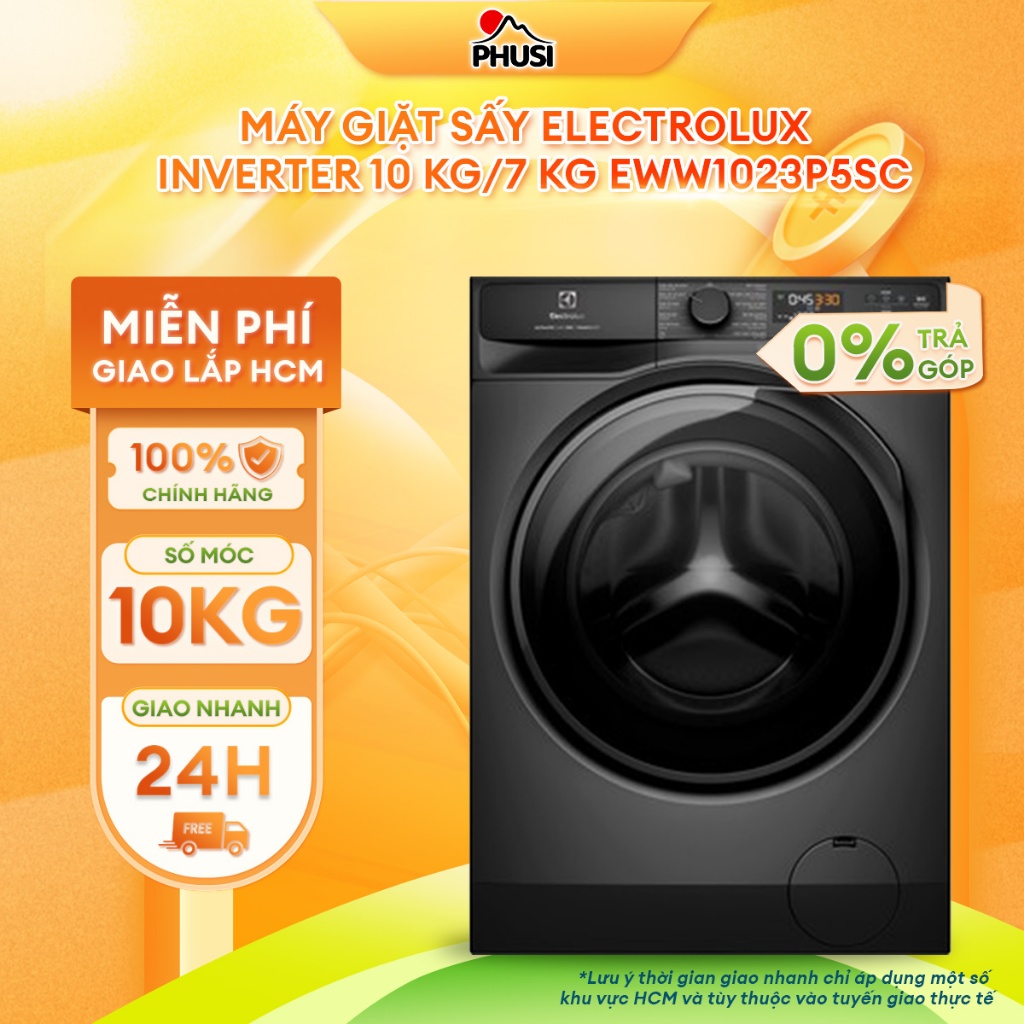 EWW1023P5SC Máy giặt sấy Electrolux UltimateCare 500 Inverter [MIỄN PHÍ GIAO LẮP HCM]