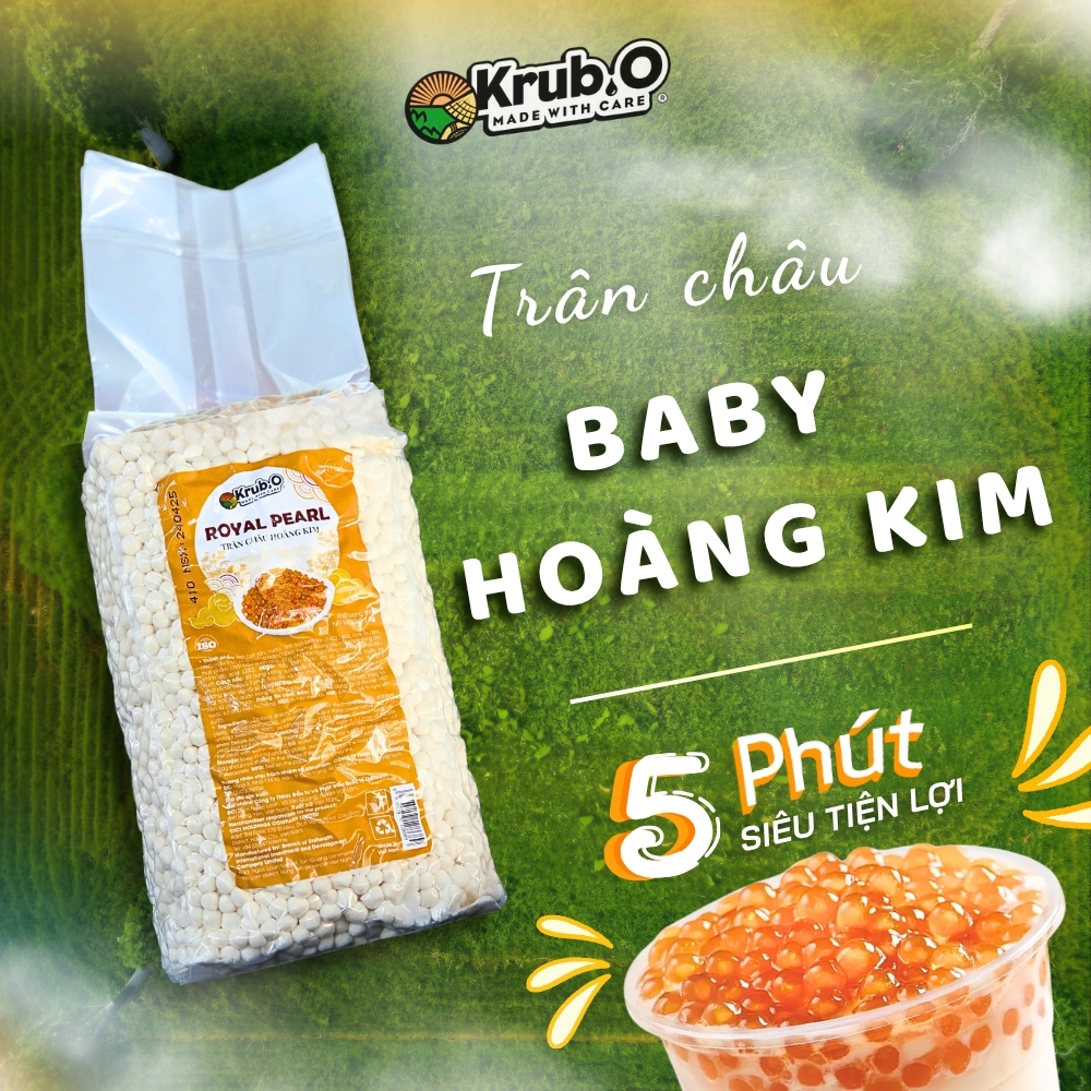 Trân Châu Hoàng Kim Baby Nấu 5 Phút Ủ 5 Phút Siêu Nhanh Siêu Tiết Kiệm