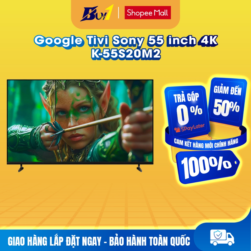 55S20M2 - Google Tivi Sony 55 inch 4K K-55S20M2 - Hàng chính hãng