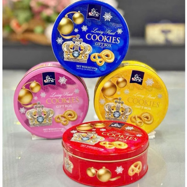 Bánh Quy Hộp Thiếc Vương Miện Hoàng Gia Cookies 100gr