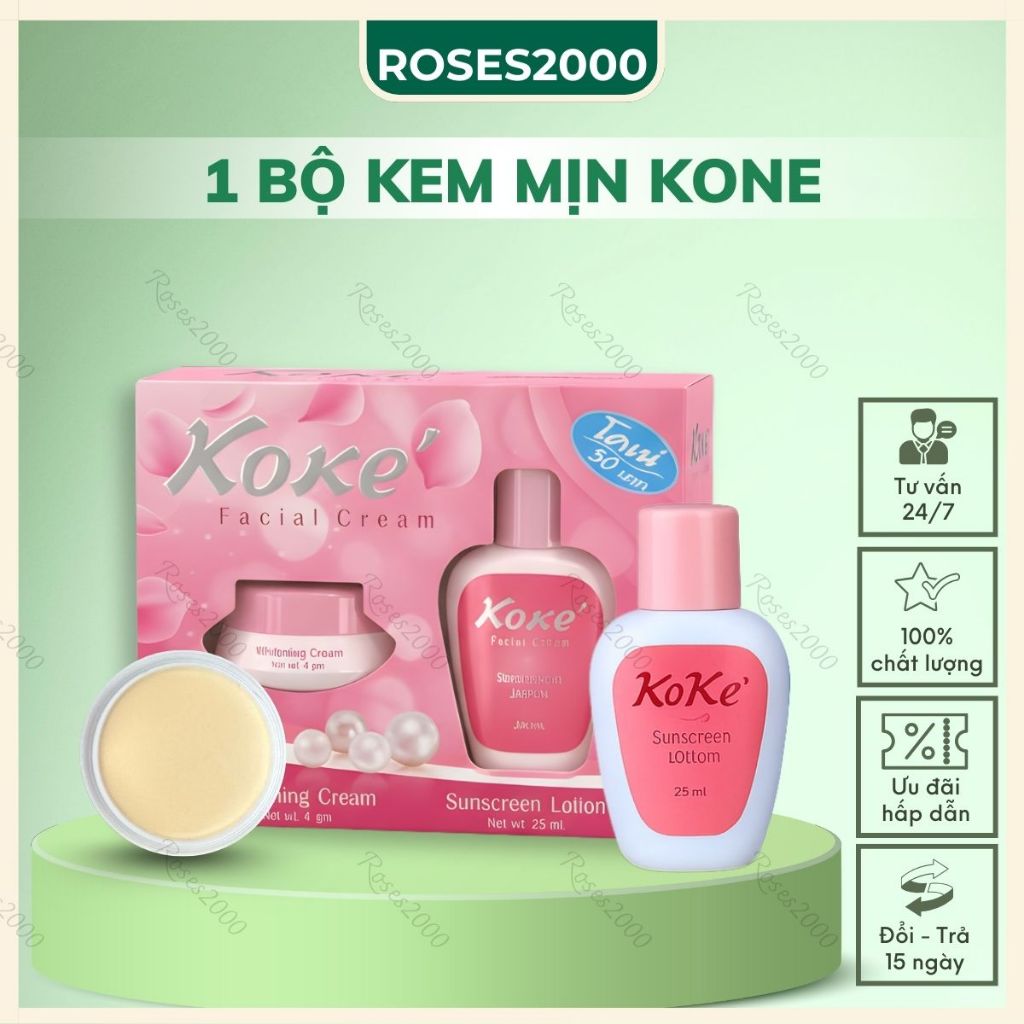 Kem Dưỡng Da Kones 4g – Làm Sáng Da, Ngừa Nám, Dưỡng Ẩm, Da Mịn Màng Tự Nhiên
