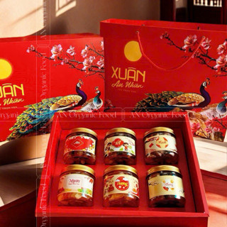 [TỰ CHỌN] Sét quà tết 2026, sét quà TỰ CHỌN trái cây sấy dẻo bánh kẹo tết, quà tết xuân Bính Ngọ AN Organic Food