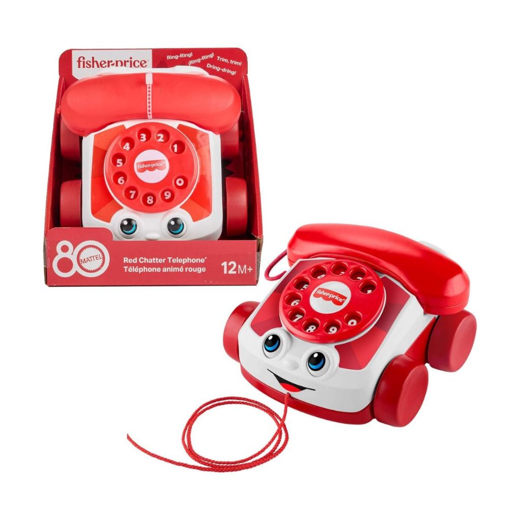 Đồ Chơi Điện Thoại Quay Số - Phiên Bản Mattel 80 Năm FISHER PRICE MATTEL JGG97
