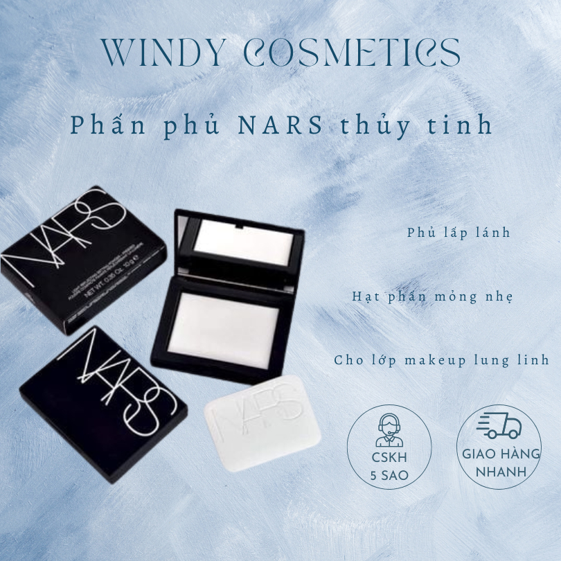 Phấn Phủ Dạng Nén NARS Phản Chiếu Ánh Sáng Translucent Crystal 10g - Windy.Cosmetics
