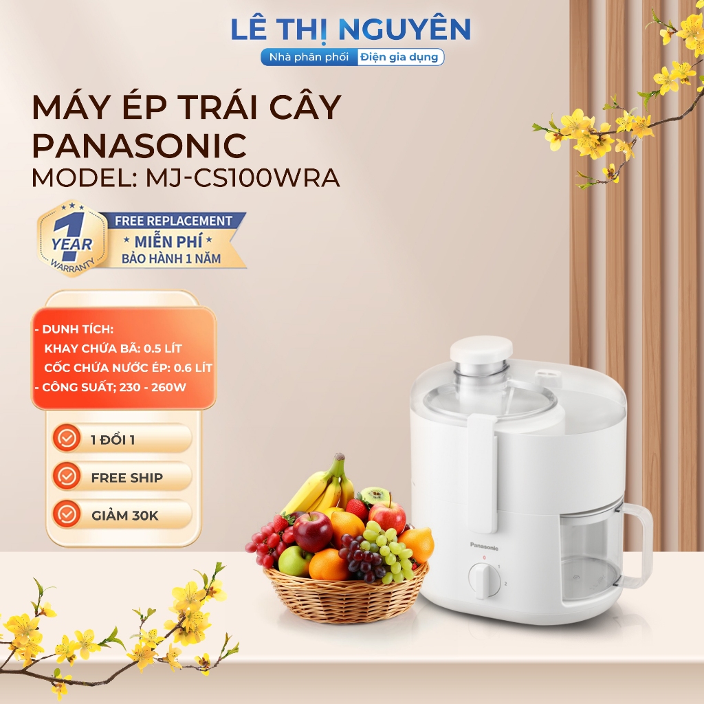 Máy ép trái cây Panasonic MJ-CS100WRA