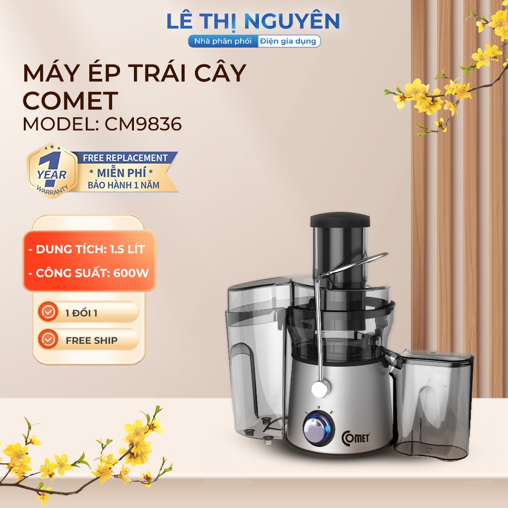 Máy ép trái cây Comet CM9836