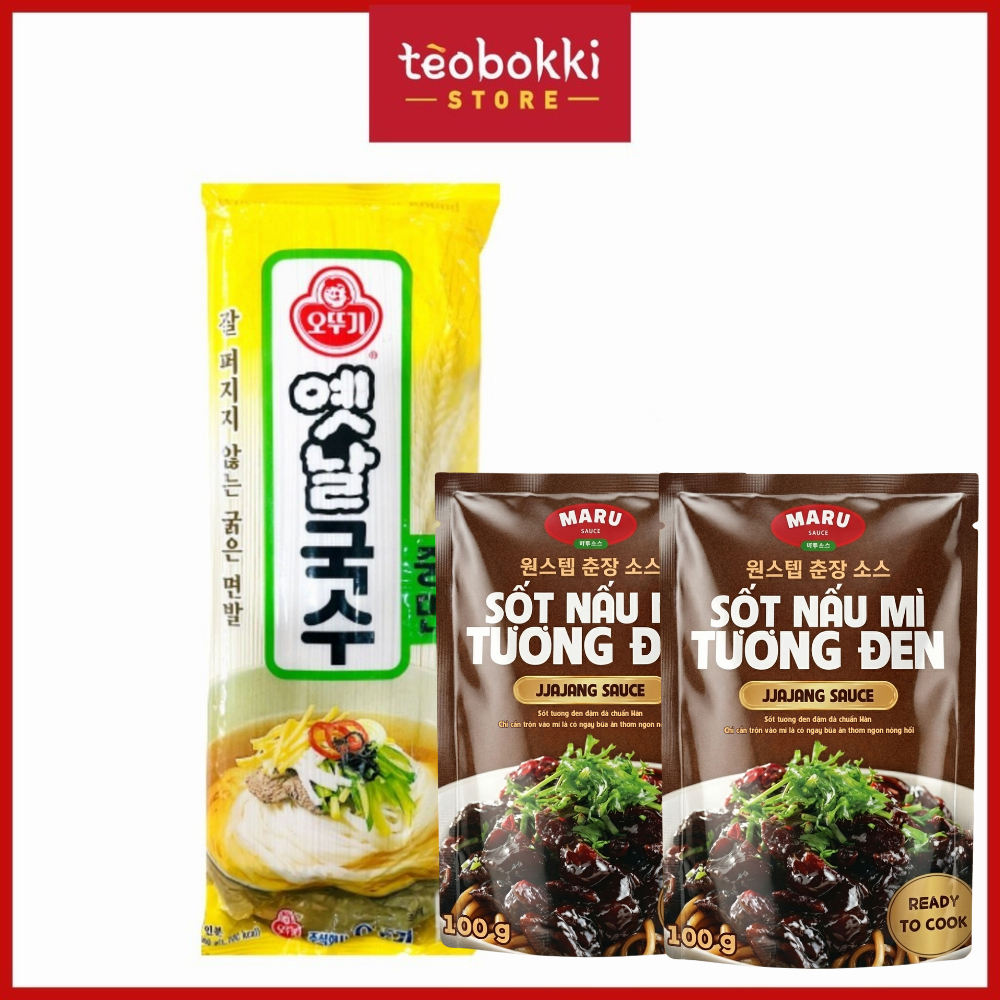 Combo nấu mì tương đen Ottogi/Otoki