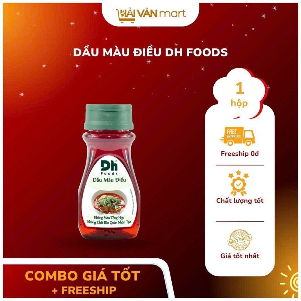 ( Combo) Dầu màu điều DH Food 100ml