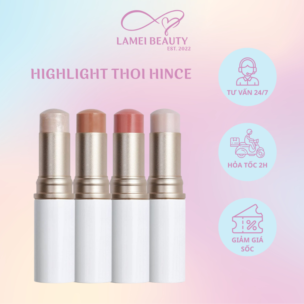 Nhũ Bắt Sáng Dạng Thỏi Hince True Dimension Radiance Balm 10g Highlight Hince - Lamei.Beauty