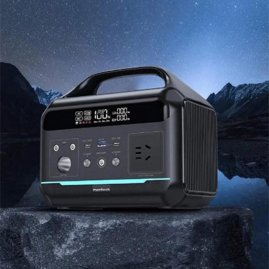 Trạm sạc MENTECH MT300M1 300W dung lượng 204.8Wh, 2 cổng C 100W & 30W, sạc 220v, LiFePO4