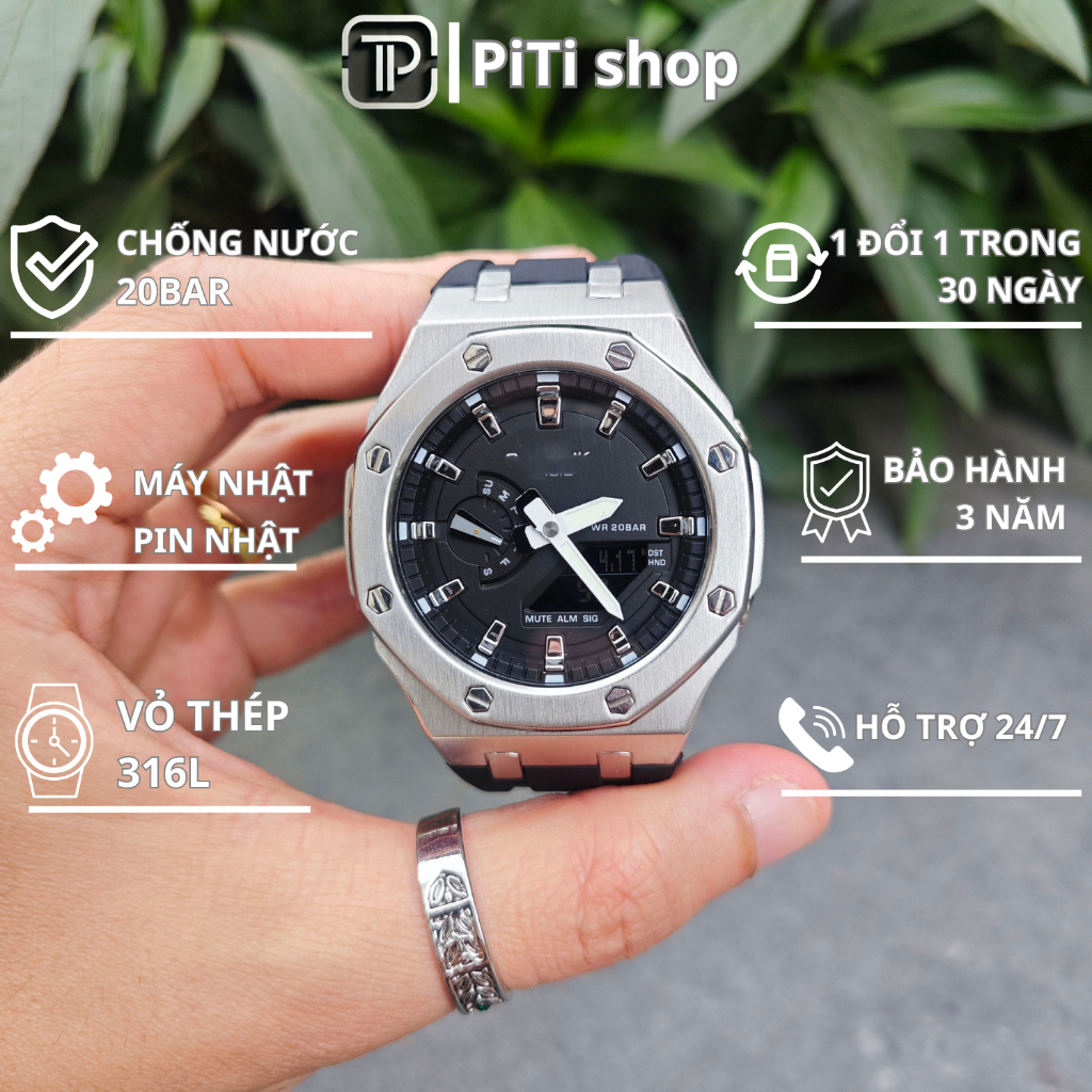 MÁY NHẬT - Đồng hồ nam Gờ-sốc ga2100 custom AP sang trọng CLS